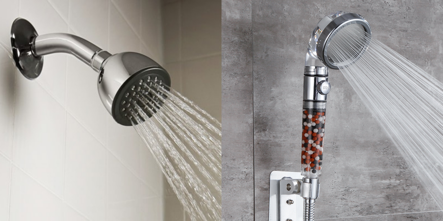 Regular Shower Heads vs. StoneStream Shower Heads