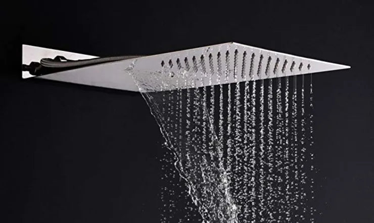 Regenduschkopf mit breitem, flächendeckendem Sprühbild