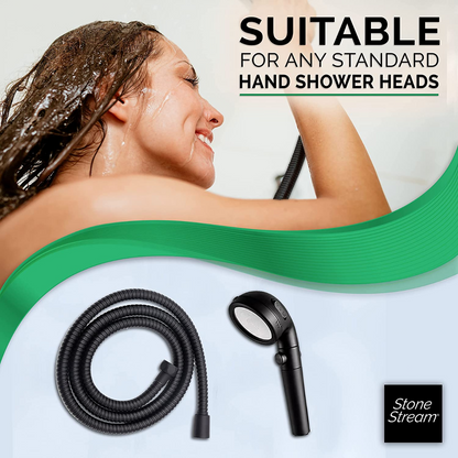 Handheld Showerhead 1.5m shower Hose -Matte Black