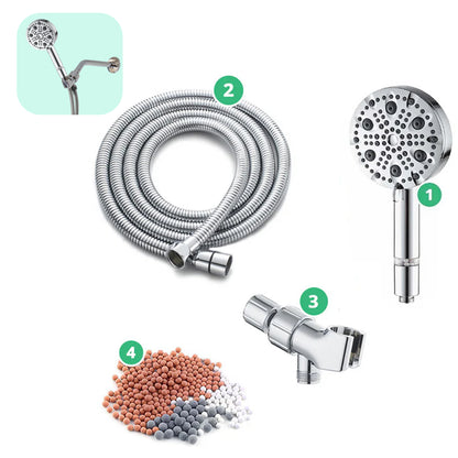 Ecolux 9 Modus Hochdruck Duschkopf (gefiltert)