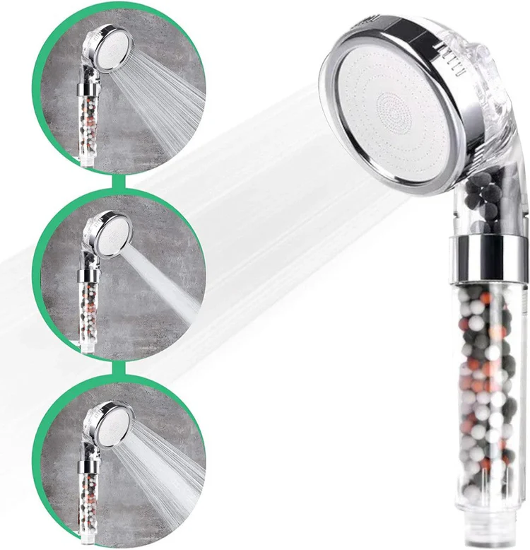 Gefilterter ionischer Ecopower Duschkopf, kompatibel mit elektrischen Duschen
