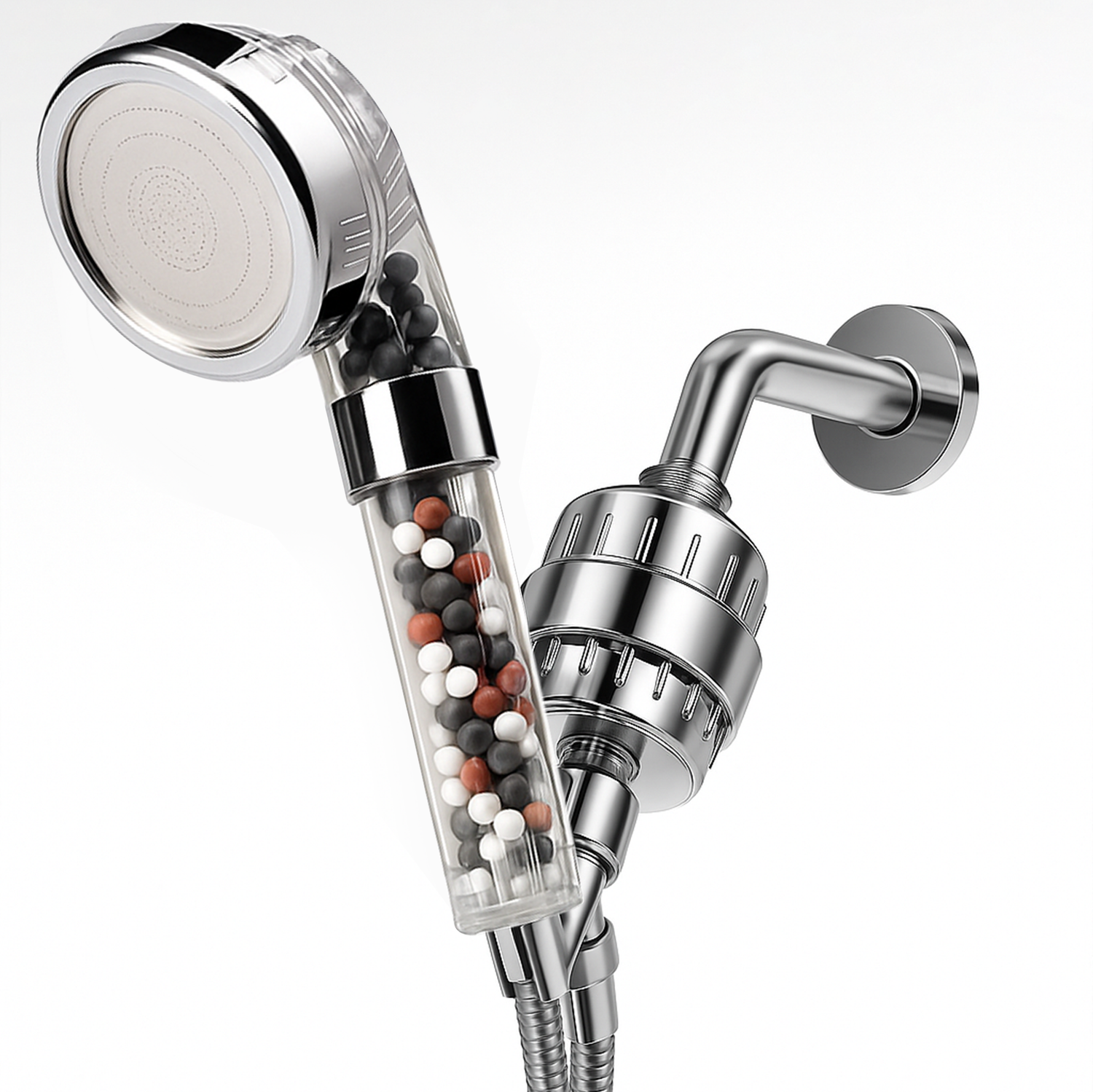 Gefilterter ionischer Ecopower-Duschkopf für elektrische Duschen