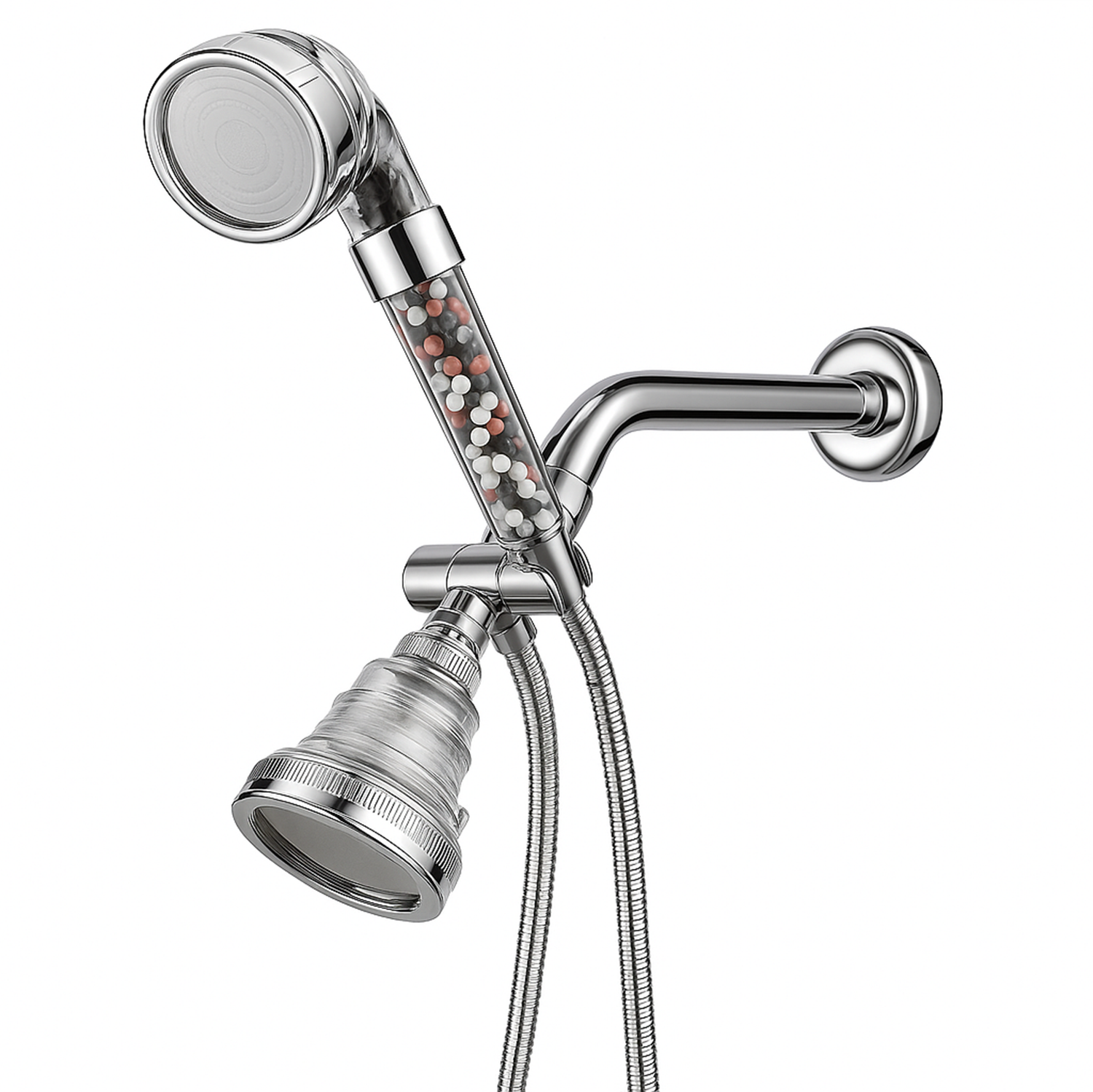 Gefilterter ionischer Ecopower-Duschkopf für elektrische Duschen