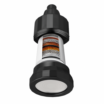 15-Stufen-Filtration EcoLux Wandduschkopf