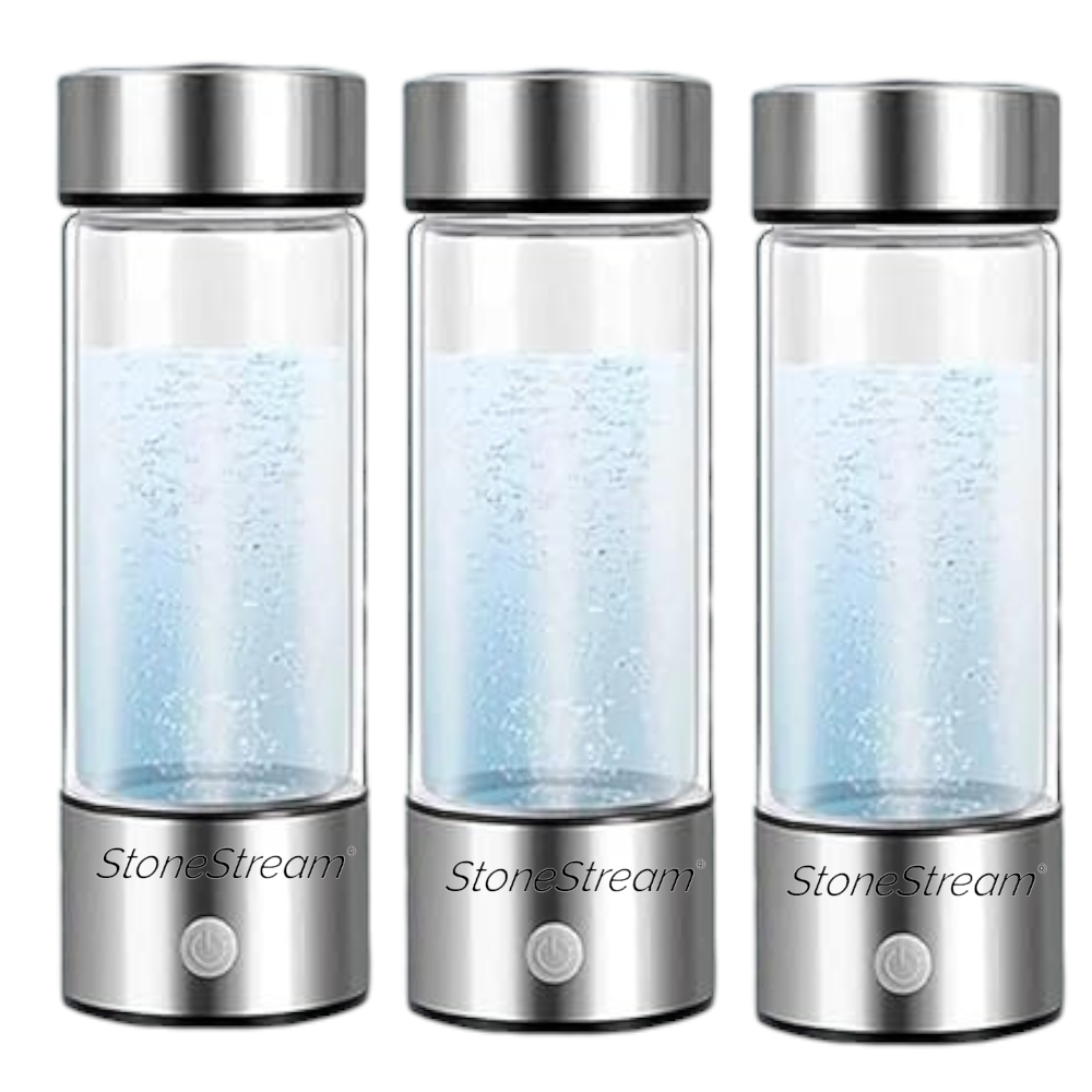 3er-Pack Wasserstoff-Wasserflaschen