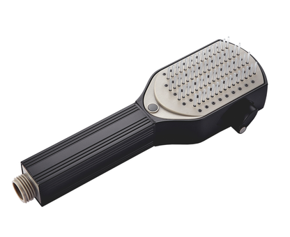 Detangler Comb Shower Head Black Add-on